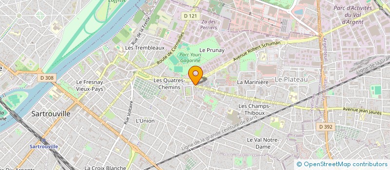 localisation de l'entreprise MONSIEUR KADER SAID SOILIHI  SARTROUVILLE