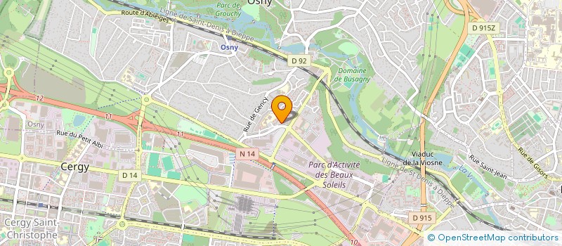 localisation de l'entreprise MONSIEUR KADER SECK  OSNY