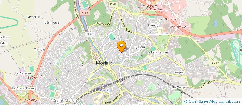 localisation de l'entreprise MONSIEUR KADER SHAHIN à MORLAIX