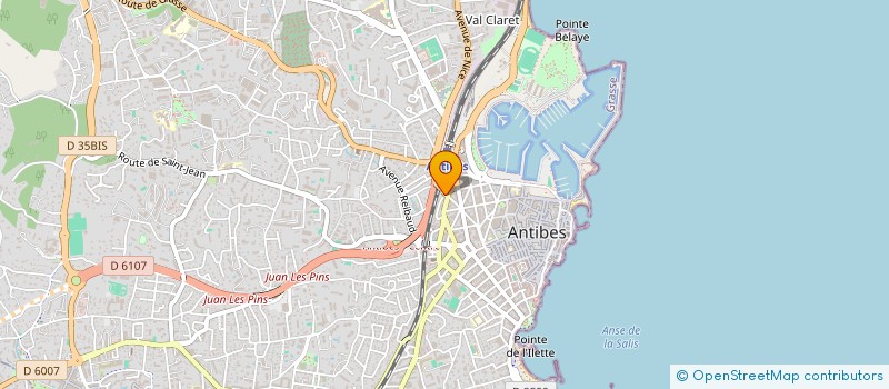 localisation de l'entreprise MONSIEUR KADHEM BEN CHOUAIEB à ANTIBES