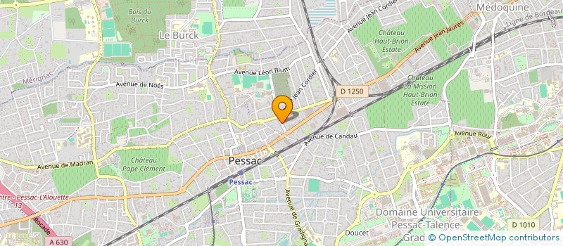 localisation de l'entreprise MONSIEUR KADHEM TAMAARAT à PESSAC