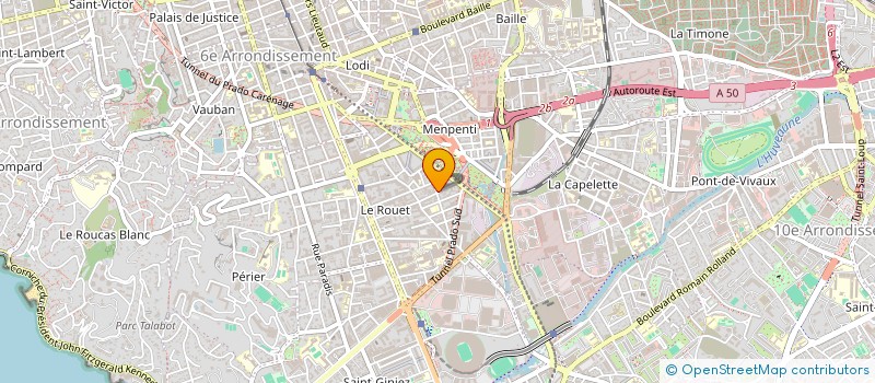 localisation de l'entreprise MONSIEUR KADHEM ZARRTI  MARSEILLE