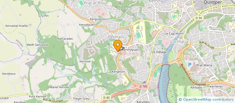 localisation de l'entreprise MONSIEUR KADIM BASER à QUIMPER