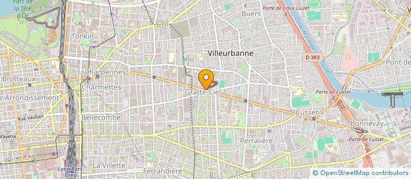 localisation de l'entreprise MONSIEUR KADIR ARAS  VILLEURBANNE