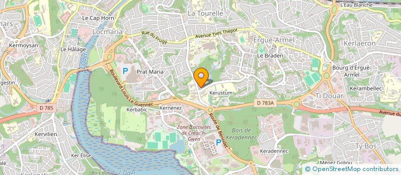 localisation de l'entreprise MONSIEUR KADIR BAYRAKTAR à QUIMPER