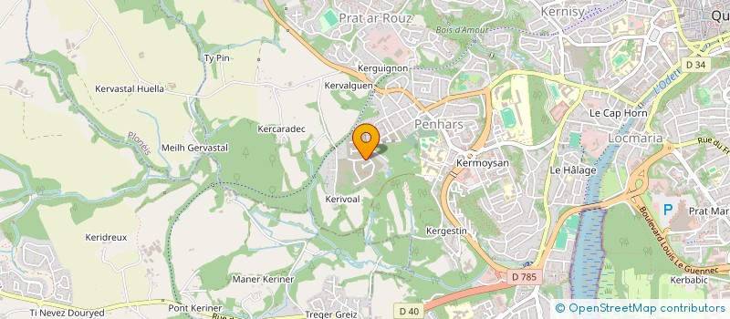 localisation de l'entreprise MONSIEUR KADIR CELIK  QUIMPER