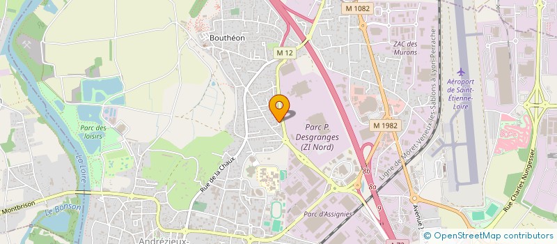 localisation de l'entreprise MONSIEUR KADIR CESMELI  ANDREZIEUX-BOUTHEON