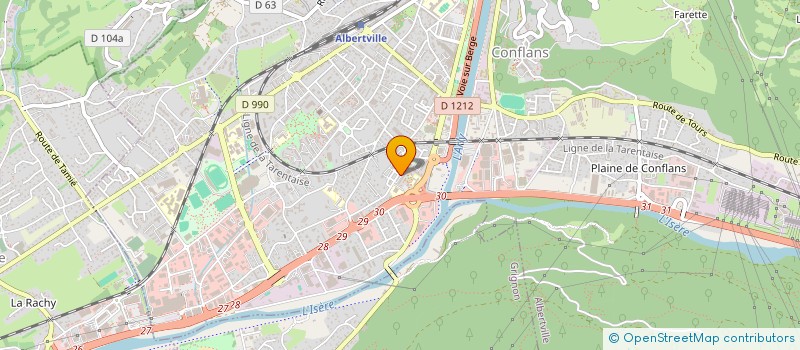 localisation de l'entreprise MONSIEUR KADIR ERSAHIN  ALBERTVILLE