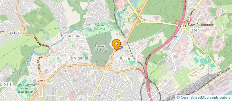 localisation de l'entreprise MONSIEUR KADIR JAMAL à LIMOGES