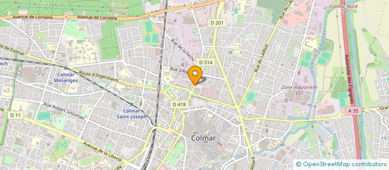 localisation de l'entreprise MONSIEUR KADIR KARACA  COLMAR