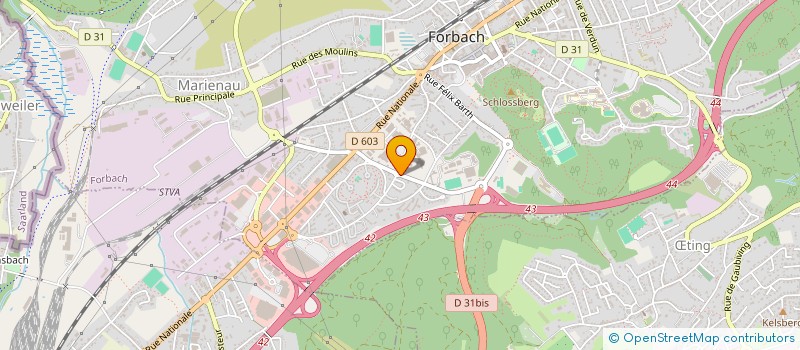 localisation de l'entreprise MONSIEUR KADIR KARTALBAS  FORBACH