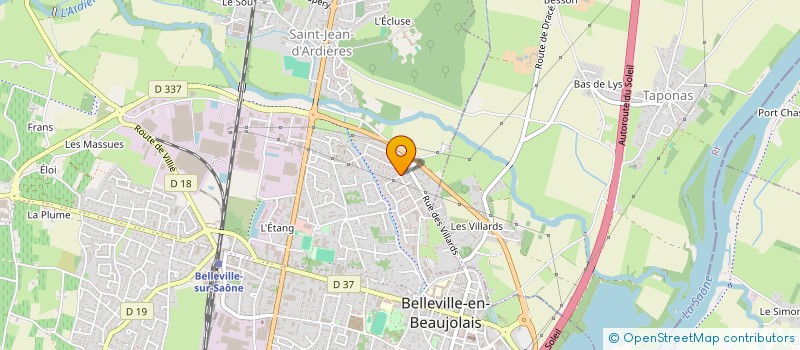 localisation de l'entreprise MONSIEUR KADIR KAYGUSUZ  BELLEVILLE-EN-BEAUJOLAIS