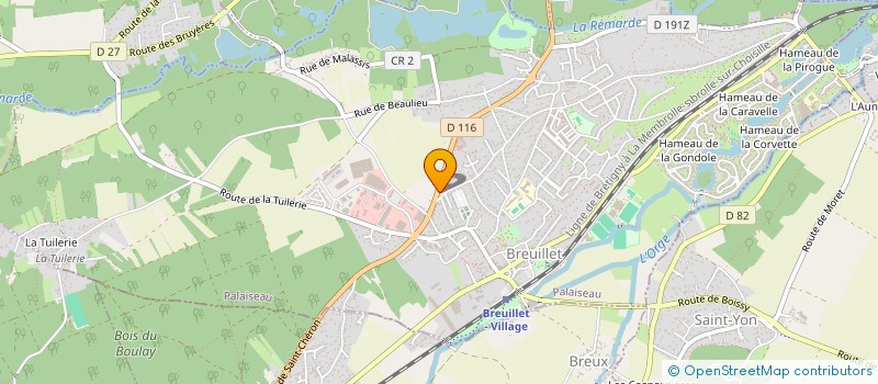 localisation de l'entreprise MONSIEUR KADIR KILICOGLU  BREUILLET