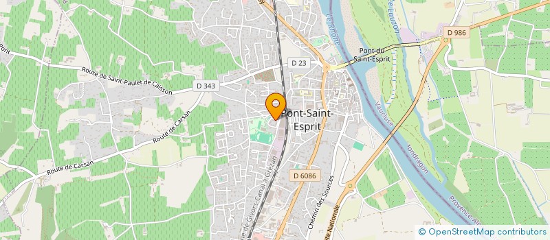 localisation de l'entreprise MONSIEUR KADIR SAKINAK  PONT-SAINT-ESPRIT