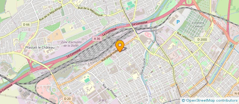 localisation de l'entreprise MONSIEUR KADIR UNAL  MULHOUSE