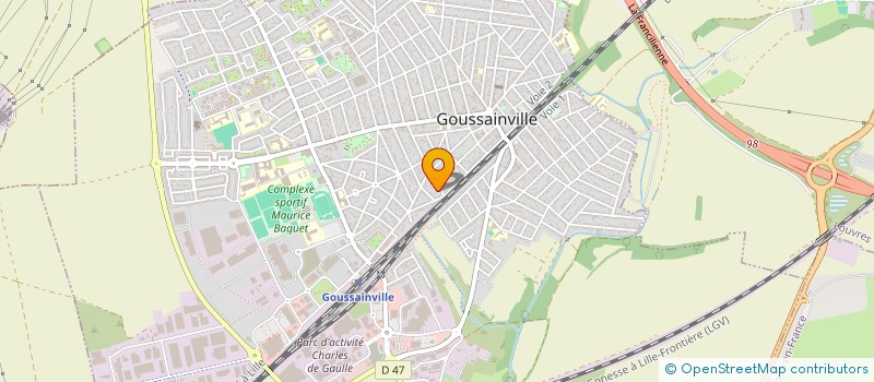 localisation de l'entreprise MONSIEUR KADIR YALCINKAYA  GOUSSAINVILLE