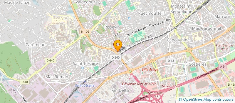 localisation de l'entreprise MONSIEUR KADOUR ABATAL  NIMES