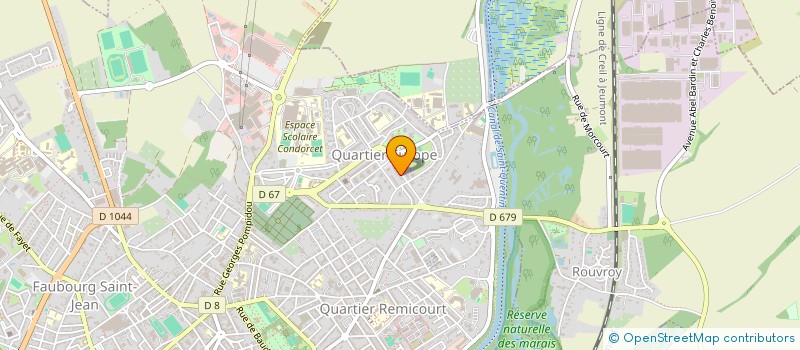 localisation de l'entreprise MONSIEUR KADOUR BENAISSA à SAINT QUENTIN
