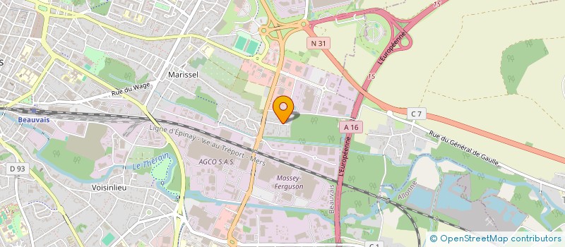 localisation de l'entreprise MONSIEUR KADOUR BENDAHMANE  BEAUVAIS