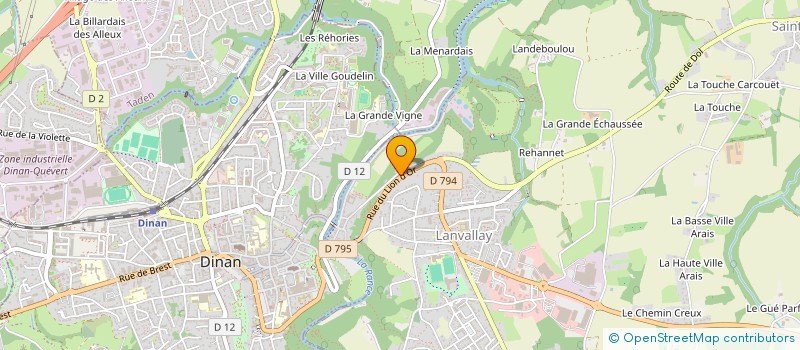 localisation de l'entreprise MONSIEUR KADOUR HAMADI  LANVALLAY