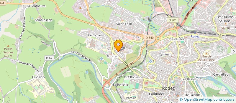 localisation de l'entreprise MONSIEUR KADRI ALLAOUI à RODEZ
