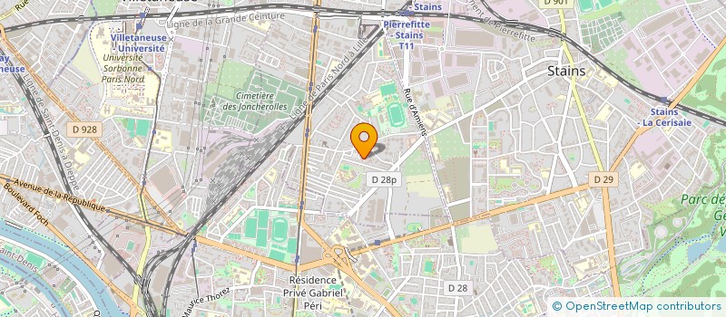 localisation de l'entreprise MONSIEUR KADRI REDZEP à PIERREFITTE-SUR-SEINE
