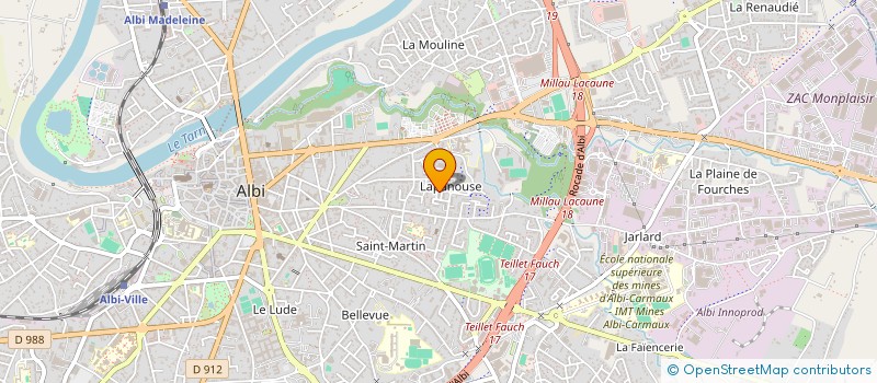 localisation de l'entreprise MONSIEUR KADRI SAOUDI à ALBI