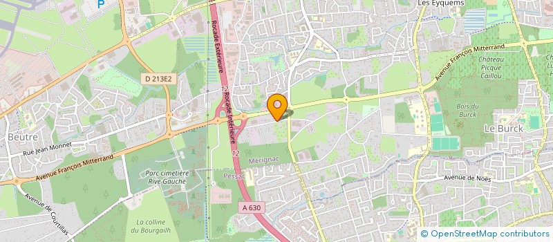 localisation de l'entreprise MONSIEUR KADRI SARITAS  MERIGNAC