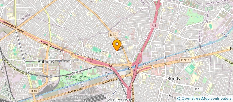 localisation de l'entreprise MONSIEUR KAFAYET HUSSAIN  BOBIGNY