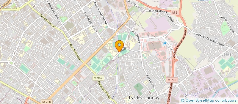 localisation de l'entreprise MONSIEUR KAFUI AGBALE  ROUBAIX