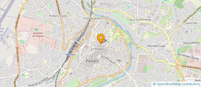 localisation de l'entreprise MONSIEUR KAFUI KUEVIDJEN  POITIERS