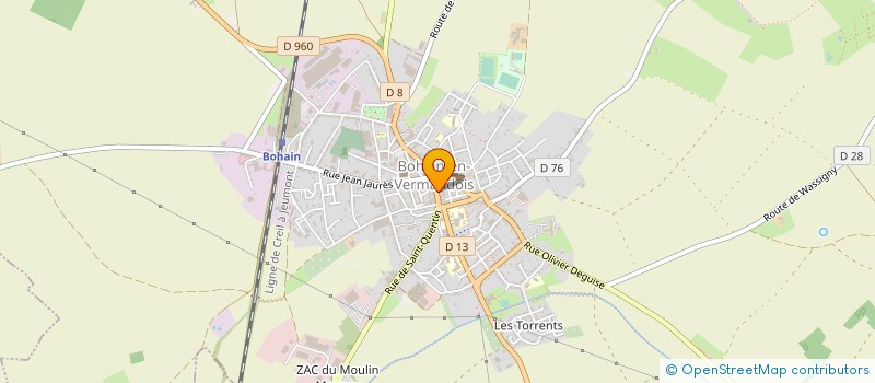 localisation de l'entreprise MONSIEUR KAGNIM MEBA à BOHAIN-EN-VERMANDOIS