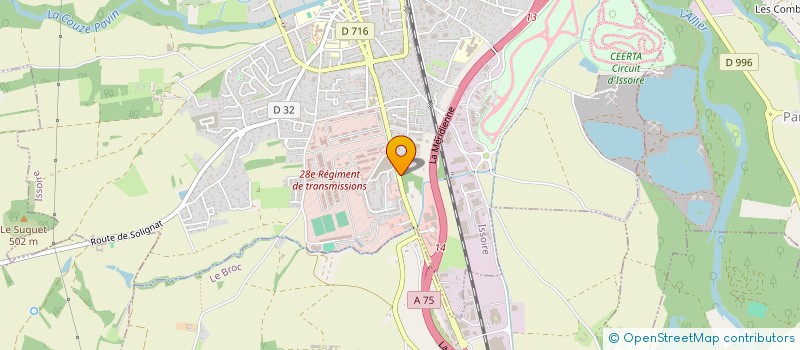 localisation de l'entreprise MONSIEUR KAHAN TOPALOGLU  ISSOIRE