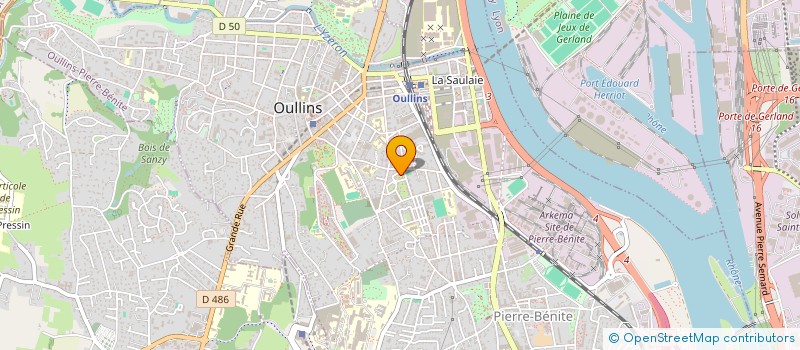 localisation de l'entreprise MONSIEUR KAHIL GARDACHI  OULLINS-PIERRE-BENITE