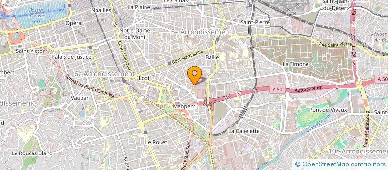 localisation de l'entreprise MONSIEUR KAHINA GRINE à MARSEILLE