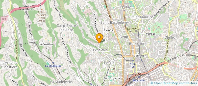 localisation de l'entreprise MONSIEUR KAHLID MAHMAD DJIBRIL  NICE