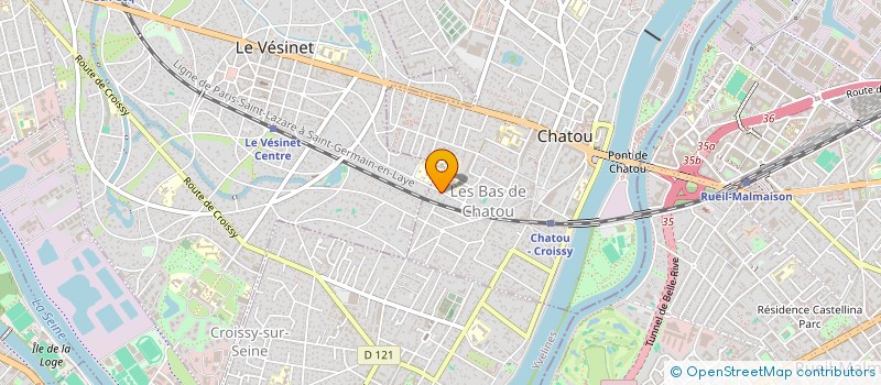 localisation de l'entreprise MONSIEUR KAI-CHUN CHIANG à CHATOU
