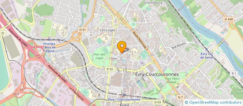 localisation de l'entreprise MONSIEUR KAI GE  EVRY-COURCOURONNES