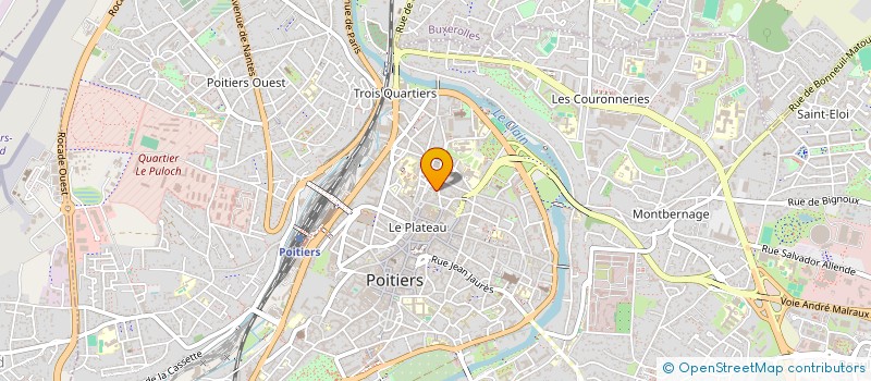 localisation de l'entreprise MONSIEUR KAI TAO  POITIERS