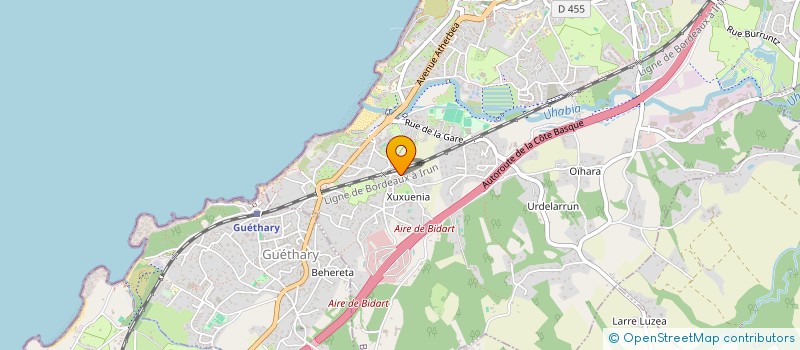 localisation de l'entreprise MONSIEUR KAI VAN WESTERING à BIDART