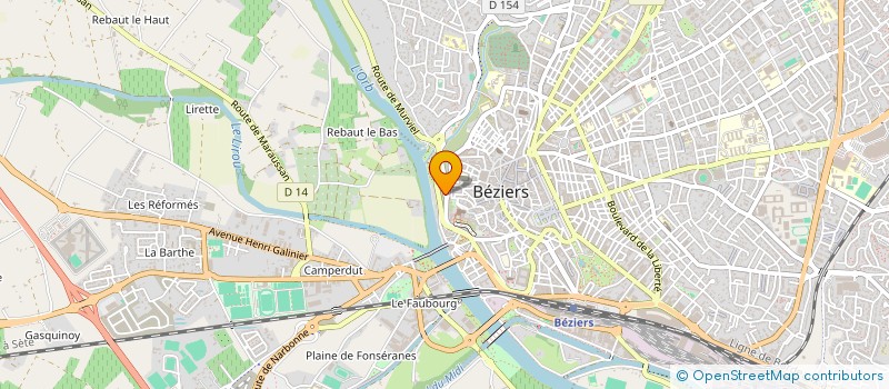 localisation de l'entreprise MONSIEUR KAI WESTPHAL à BEZIERS