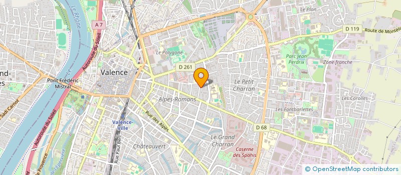 localisation de l'entreprise MONSIEUR KAI ZANG à VALENCE