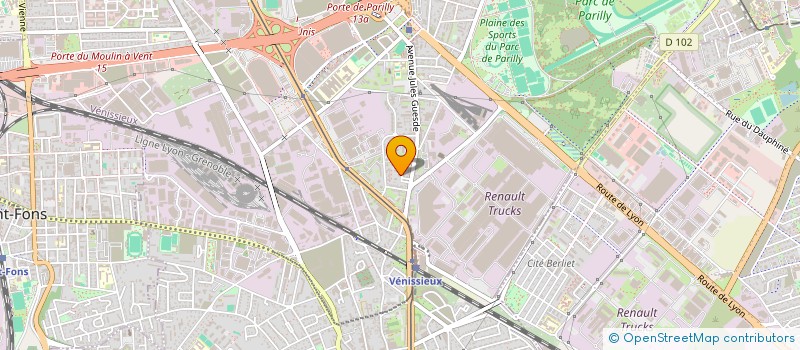 localisation de l'entreprise MONSIEUR KAIDI YANG  VENISSIEUX