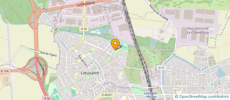 localisation de l'entreprise MONSIEUR KAIDOU MAGASSA  LIEUSAINT