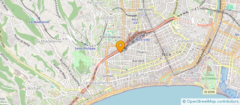 localisation de l'entreprise MONSIEUR KAIES CHEBIL à NICE
