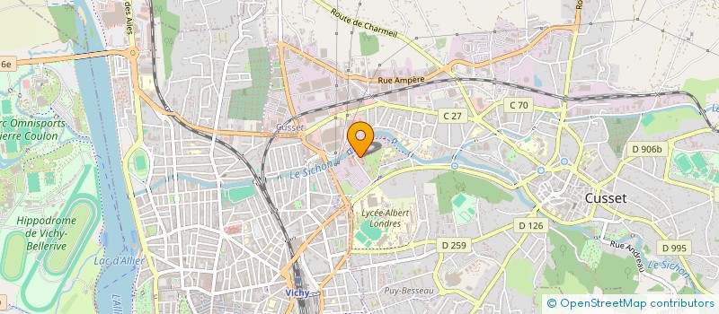 localisation de l'entreprise MONSIEUR KAIES JANDLI  CUSSET