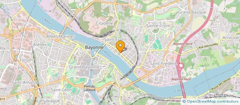 localisation de l'entreprise MONSIEUR KAIET LAPEYRADE à BAYONNE