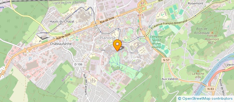 localisation de l'entreprise MONSIEUR KAIHAN MAZLUMYAR  BESANCON