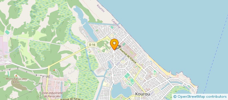 localisation de l'entreprise MONSIEUR KAIK EUGENIO DE MELO à KOUROU