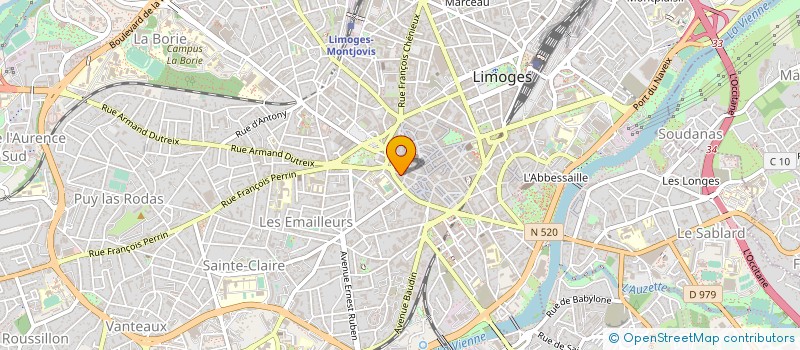 localisation de l'entreprise MONSIEUR KAILASAPILLAI VIGIER à LIMOGES
